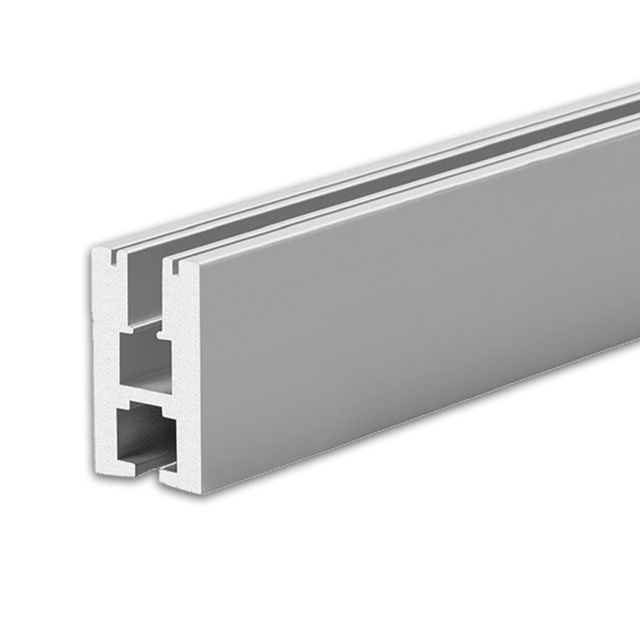 LED glass edge profile ceiling/wall aluminum anodized 2m