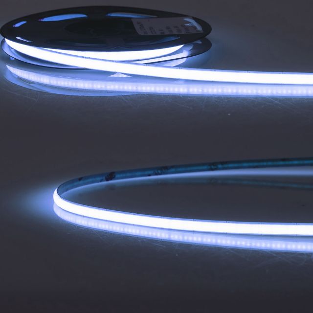 LED COB965 MICRO Strip lineare, 24V DC, 7W, IP20, 6500K, rotolo da 5m, 504 LED/m