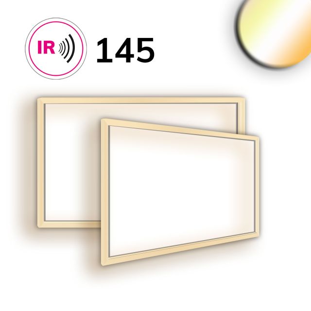Cornice lumin. a LED per pannello infrarossi PREMIUM Professional 145, 36W, bianco din., CRI92