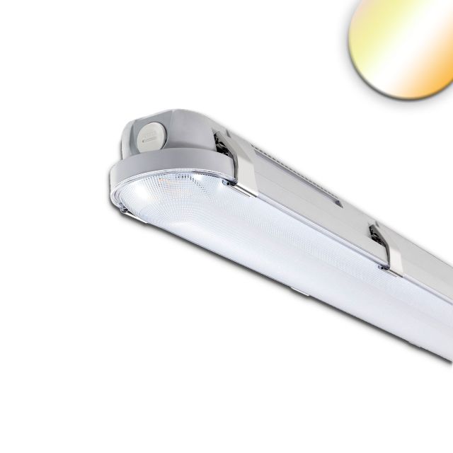 Luminaire à vasque LED 120cm fonct. d'éclairage d'urgence, IP65 PowerSwitch 25-40W,  3000|4000|5000K