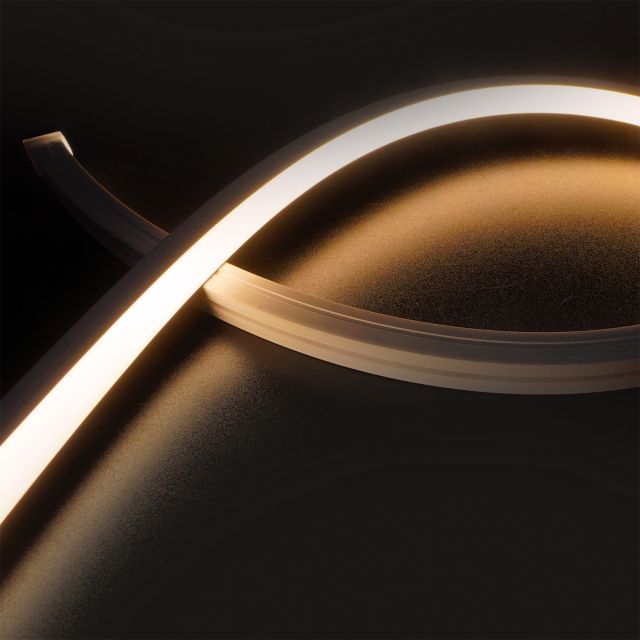 LED NeonPRO927 Custom Ruban B13H13, 24V DC, 12W, IP67, 2700K, rouleau 5m, 140 LED/m, incl. clips