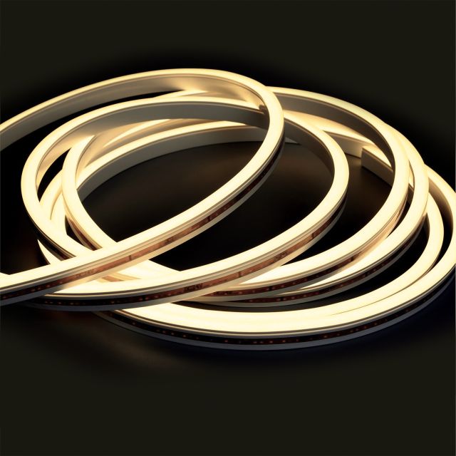 LED NeonPRO935 Custom Ruban B08H12, 24V DC, 12W, IP67, 3500K, rouleau 5m, 140 LED/m, incl. clips