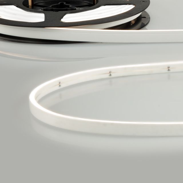 LED NEON940 ruban B04H08, 24V DC, 10W, IP67, 4000K, rouleau de 5m, 180 LED/m, clips de montage incl.