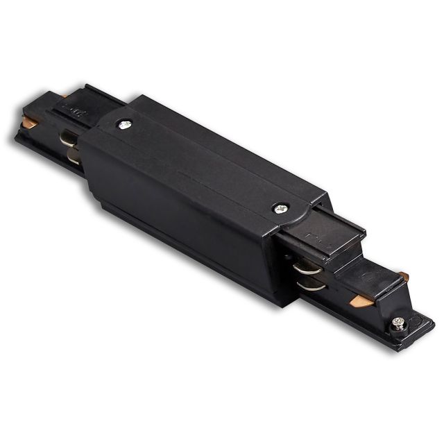 Alimentation intermédiaire DALI triphasée pour rail apparent, noir