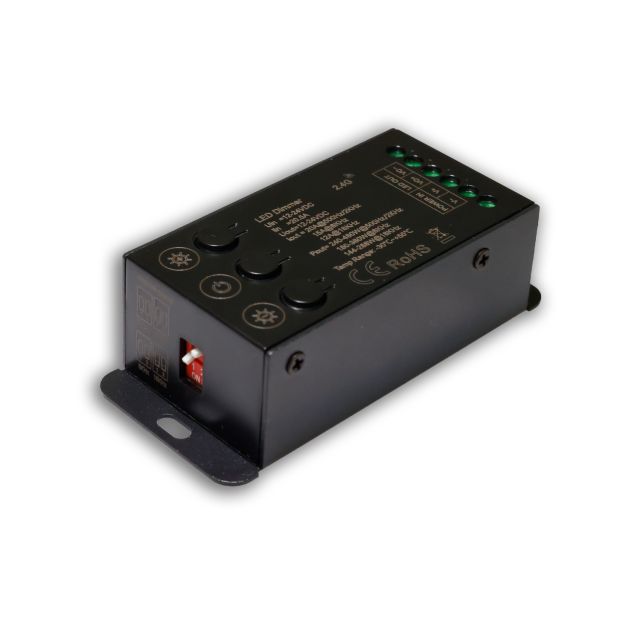 Dimmer Sys-Pro radio mesh Multi-PWM con pulsanti di comando, 1 canale, 12-24V DC 12-20A