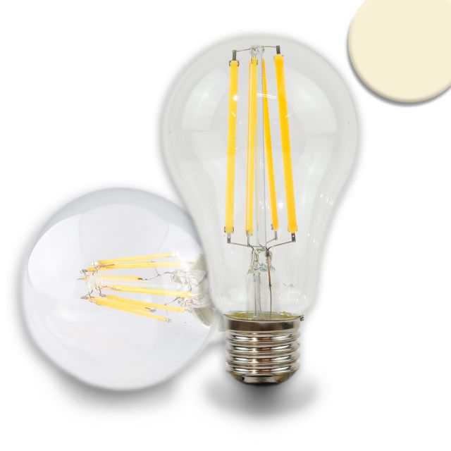Lampadina LED E27 A67, 12W, trasparente, 160 lm/W, bianco caldo, dimmerabile