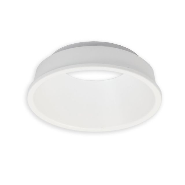 Cover per Spot LED e modulo LED SYS-GU10, bianco opaco, retrocesso, UGR
