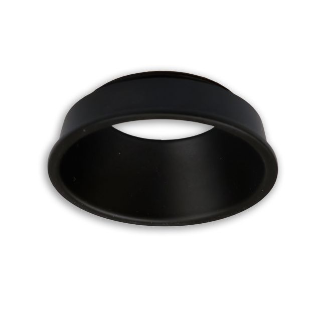 Cover per Spot LED e modulo LED SYS-GU10, nero opaco, retrocesso, UGR