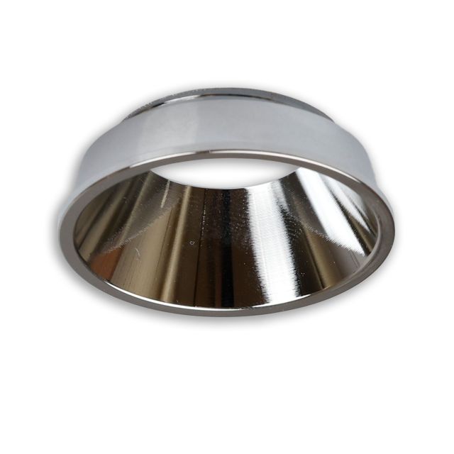 Cover per Spot LED e modulo LED SYS-GU10, alluminio lucido, retrocesso, UGR