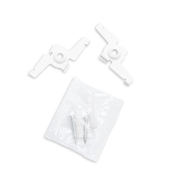 Track48 clip de montage pour rail apparent, blanc, 2 pièces