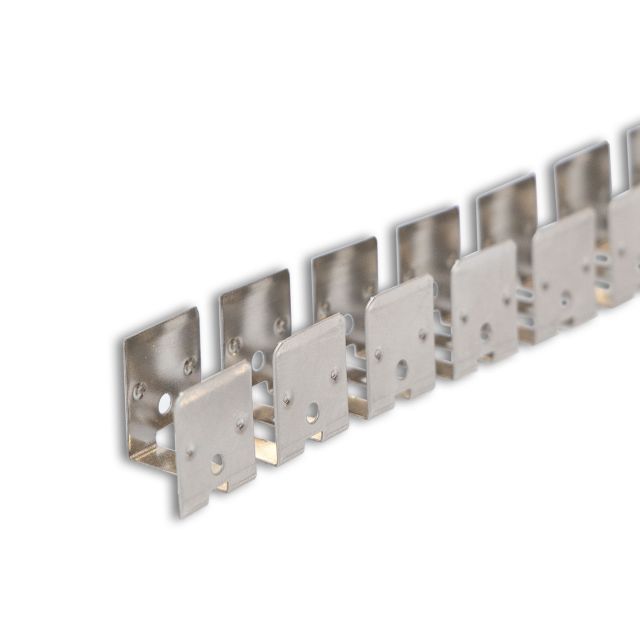 Profilé en applique LED anodisé, dentelé et flexible pour NEON ruban led B16H16, 100cm