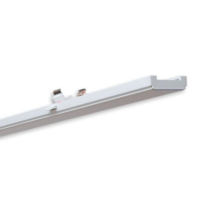 Luminaire linéaire LED FastFix R PRO module 1472mm, couvercle aveugle pour support de poutre, acier