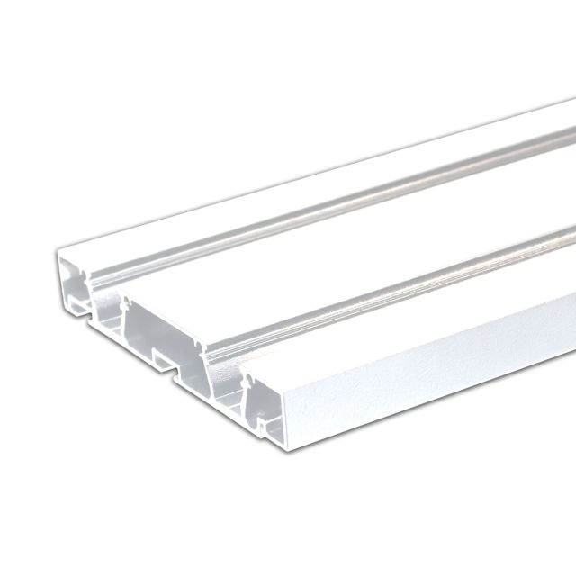 Profilo per tende Curtain10 DOUBLE, bianco RAL9010, 200cm