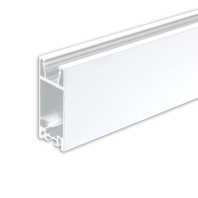 Profilo per tende Curtain10 ONE HIGH, bianco RAL 9010, 200cm