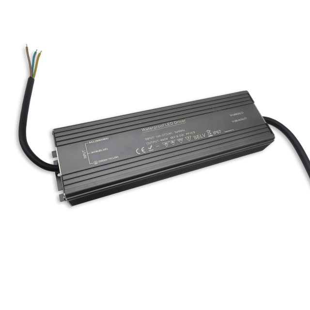 Transformateur LED 48V/DC, 400W, compact, IP67, SELV