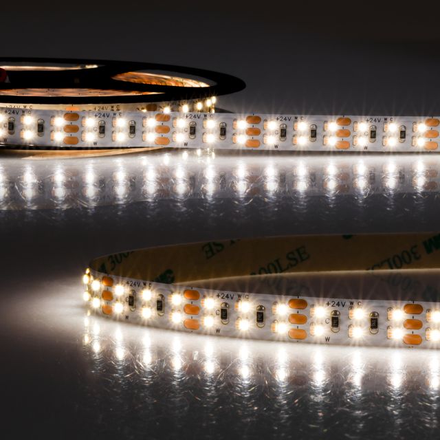 Strip LED CRI919/940 CCT, 24V, 20W|20W, IP20, 500cm, 480 LED/m