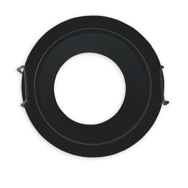 Cadre d'encastrement pour mini spots MR11/GU10, rond, noir