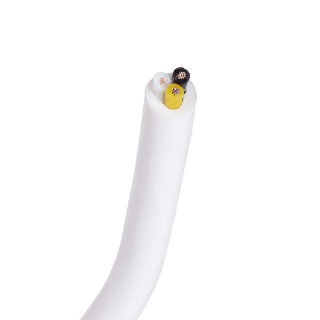Câble rond NeonPro 3 pôles pour ruban led, 3 x 0,33mm², diamètre extérieur 4,5mm, pour 1310 et 0812