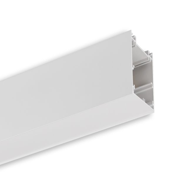 LINKLINE50 barra cieca, 120cm, bianca, cablato attraverso, incl. cover opaca, senza tappi terminali