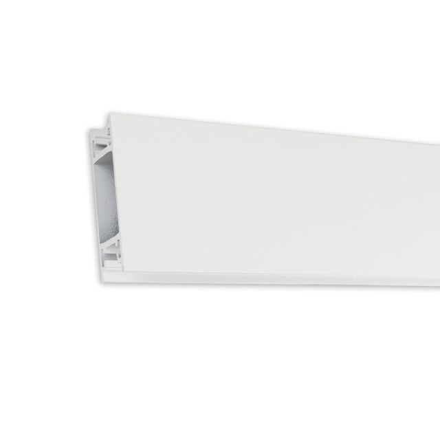Profilo a parete Versa12 Up&Down con spazio 42x21,5mm per alimentatore, bianco, 200 cm