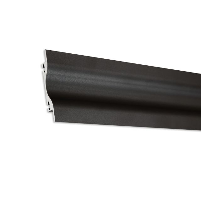 Profilo a parete Versa8 piatto Up&Down, nero, 200 cm