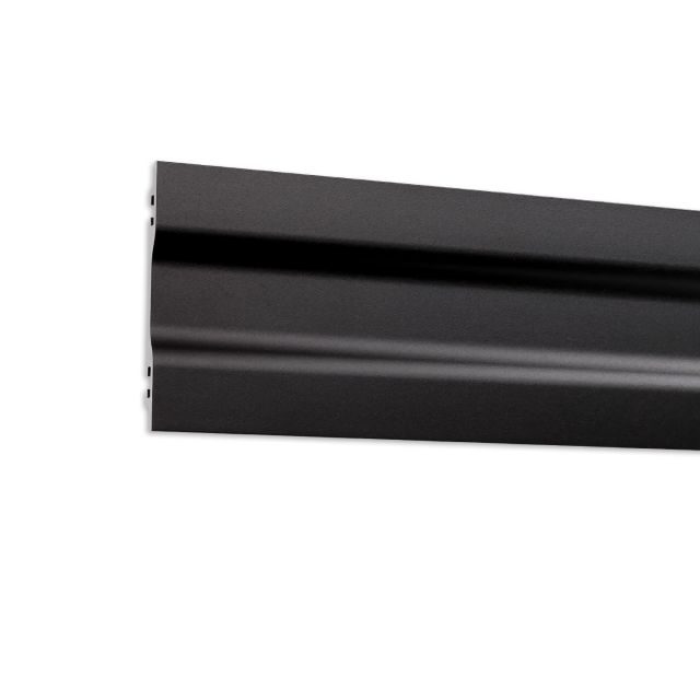 Profilo a parete Versa ultrapiatto nero, 200 cm