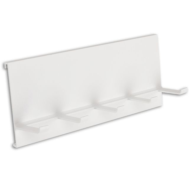 Portacucchiai per profili a parete Versa, bianco, 20 cm