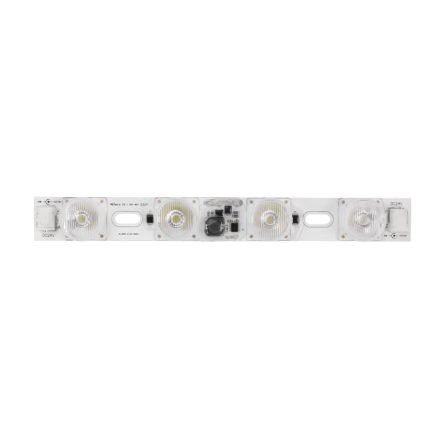 Modulo LED per lightbox, 9x19°, 215x25x13,4mm, 24V DC, 7500K, 4 LED da 3,5W/LED ciascuno, IP20