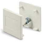 Embout de finition triphasé Classic, blanc, 1 pièce