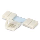 Connettore a clip-T (max. 5A) C1-410 per strip LED IP20 a 4 poli con larghezza 10mm, pitch >12mm