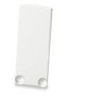 Tappo terminale EC18 per SURF12 RAIL comprensivo di COVER4 con TUNNEL, in alluminio anodizzato