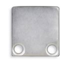 Embout de finition EC3 aluminium p. profilé SURF12 FLAT en comb. avec TUNNEL, 2 pcs, vis incl.