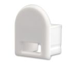 Endkappe EC14 für SURF12 BORDERLESS mit COVER5, mit Kabeldurchführung, 1 STK