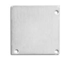 Embout de finition EC52 aluminium pour LAMP35(EDGE)/ CORNER20 (avec COVER16), 2 pcs, vis incl.
