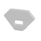 Embout de finition EC32 pour profilé CORNER12 avec presse-étoupe, 1 pièce