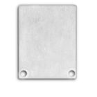 Embout de finition EC45 aluminium pour SURF/DIVE20 FLAT avec COVER12, 2 pièces, vis incluses