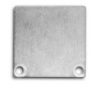 End cap EC47 aluminum for SURF/DIVE20 with COVER10, 2pcs, incl. screws