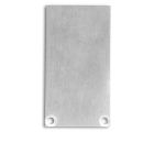 End cap EC49 aluminum for SURF/DIVE20 with COVER12, 2pcs, incl. screws