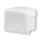 End cap EC4W white for profile SURF12, 1 pc