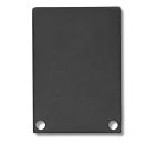 End cap EC48 aluminum black RAL 9005 for SURF/DIVE20 with COVER11/COVER35, 2pcs, incl. screws