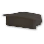 Embout de finition EC25B noir pour profilé DIVE12 FLAT, 1 pièce