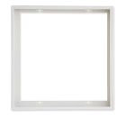 Telaio montato a superficie bianco RAL 9016, H 5cm per pannelli LED 625x625, mont. rapido a innesto
