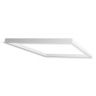 Cornice da incasso bianca RAL 9016 per pannello LED 600