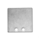 End cap EC 58 aluminium for profile SURF16, 2 pcs, incl. screws