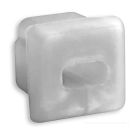 Tappo terminale EC63 per profilo SURF8, 1 pezzo con cavo passante