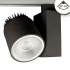 3-PH Track light focusable, 35W, 30°-50°, black matt, 4000K, CRI92