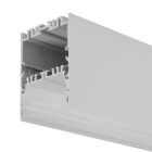 Profilé de luminaire LED LAMP40 Up&Down aluminium gris thermolaqué, 200cm