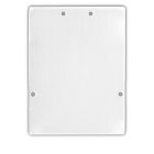 Tappo terminale EC74 alluminio bianco per profilo LAMP40, 2 pezzi, viti incluse