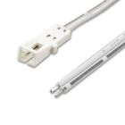 MiniAMP Anschlussbuchse female, 30cm, 2-polig, weiß, max. 3A
