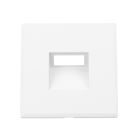 Cover Aluminium eckig 3 weiß für Sys-Wall68